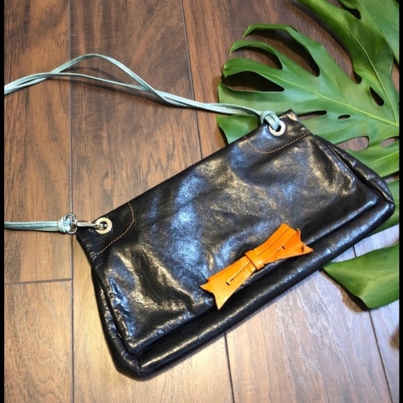 SABINA New York Leather Envelope Clutch Bag - Picture 2 of 9